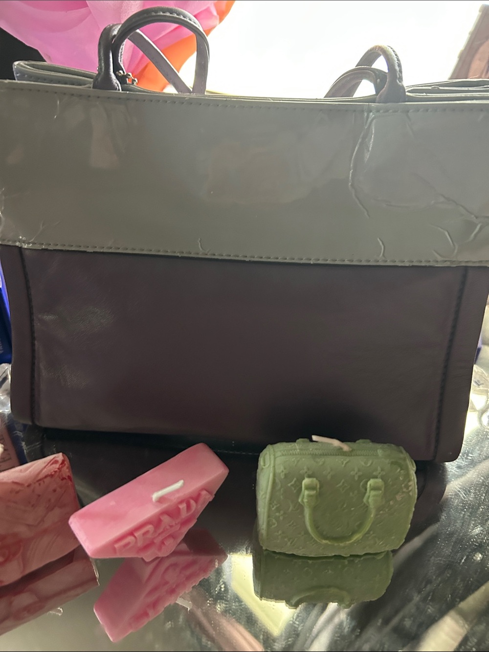 Coach mauve and lavender Turnlock Satchel
RARE
EUC
8.5x6.5x3 - Picture 2 of 8